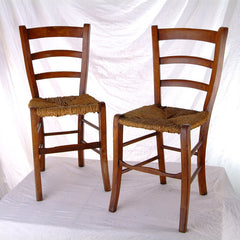 19th Century Ladder-Back Campagnole Chairs - IT-2