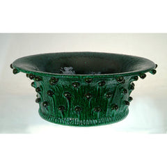Italian Green Dolfi Ceramic Bowl - IT-5