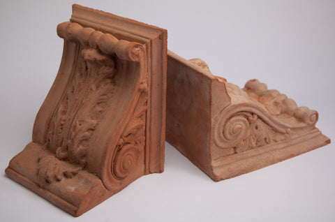 Architectural Terracotta Bookends