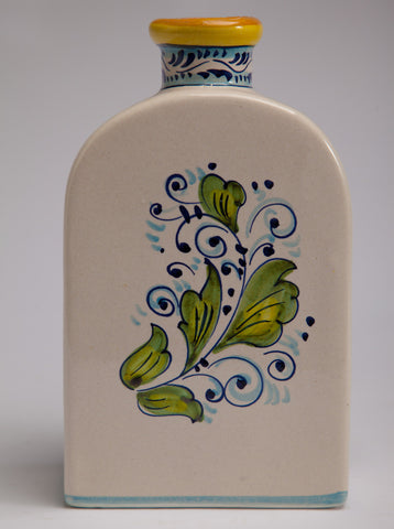 Italian Hand Pained Ceramic Bottle