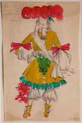 Set Designer Costume Sketches