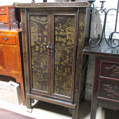 Chinese Black Lacquer Cabinet CH-4